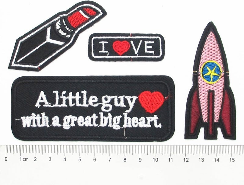 Dandan DIY 20pcs Random Assorted Styles Kid Sew On/Iron On Patch Applique Clothes Dress Plant Hat Jeans Sewing Flowers Applique DIY Accessory - Image 4